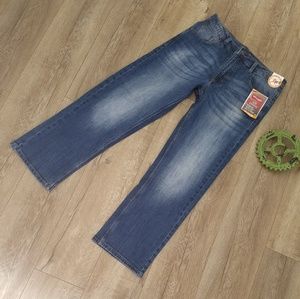 NWT! Wrangler Boy's Slim Straight Jeans 14 Husky